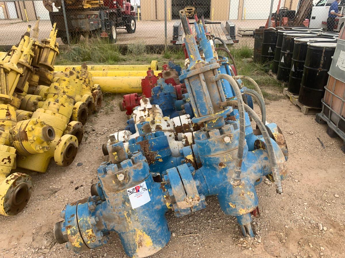 Used (18) 4” 10k Hydraulic Gate Valves
