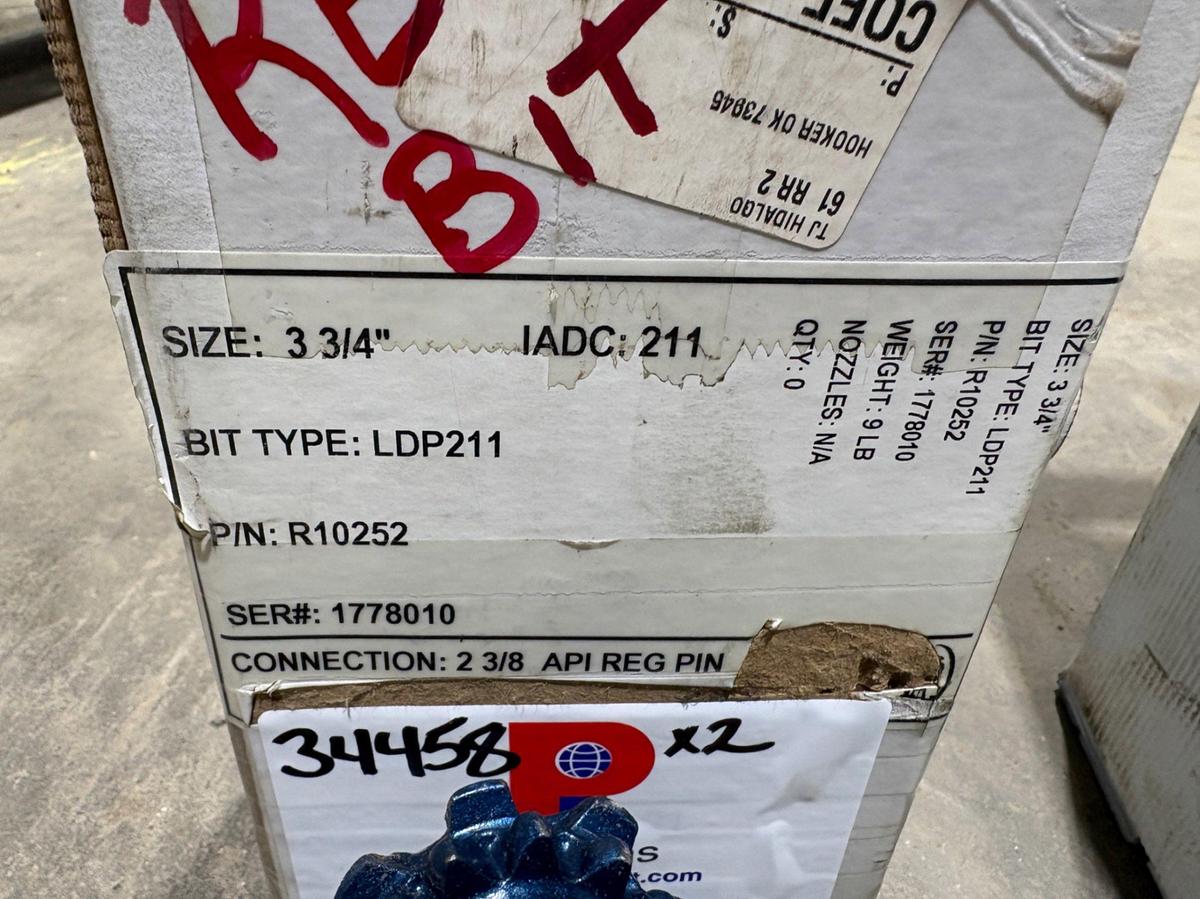 Used (2X$) NEW IN BOX 3-3/4” L2 & LDP211 BITS