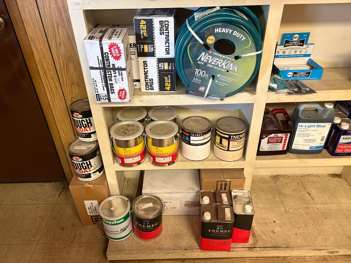 Used Contents of 12-bin shelf