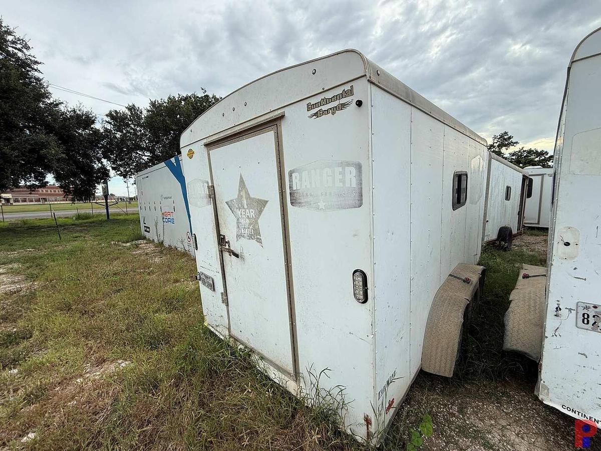 Used 2015 FOREST RIVER 14’ T/A BUMPER PULL CREW / DOGHOUSE TRAILER