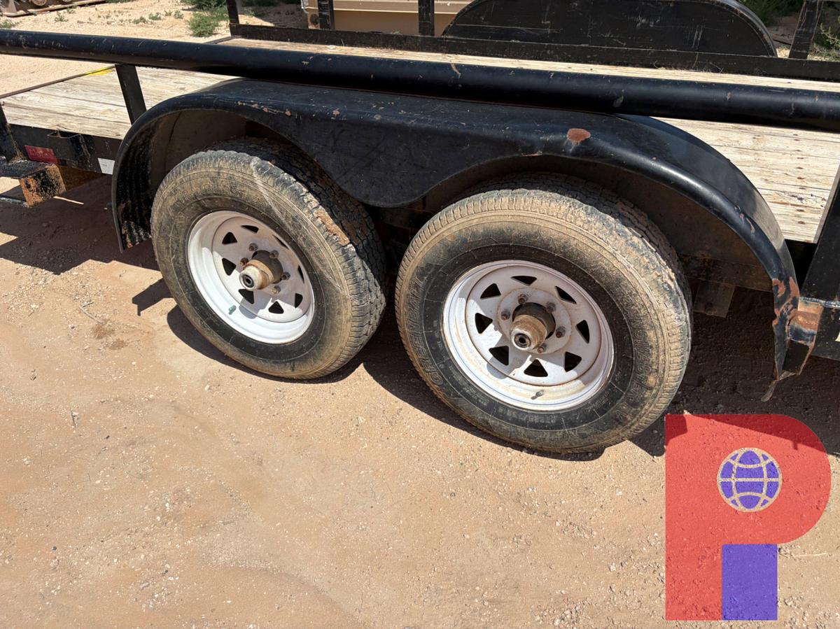 Used 2017 BIG TEX 18’ X 7’ T/A BUMPER PULL UTILITY TRAILER