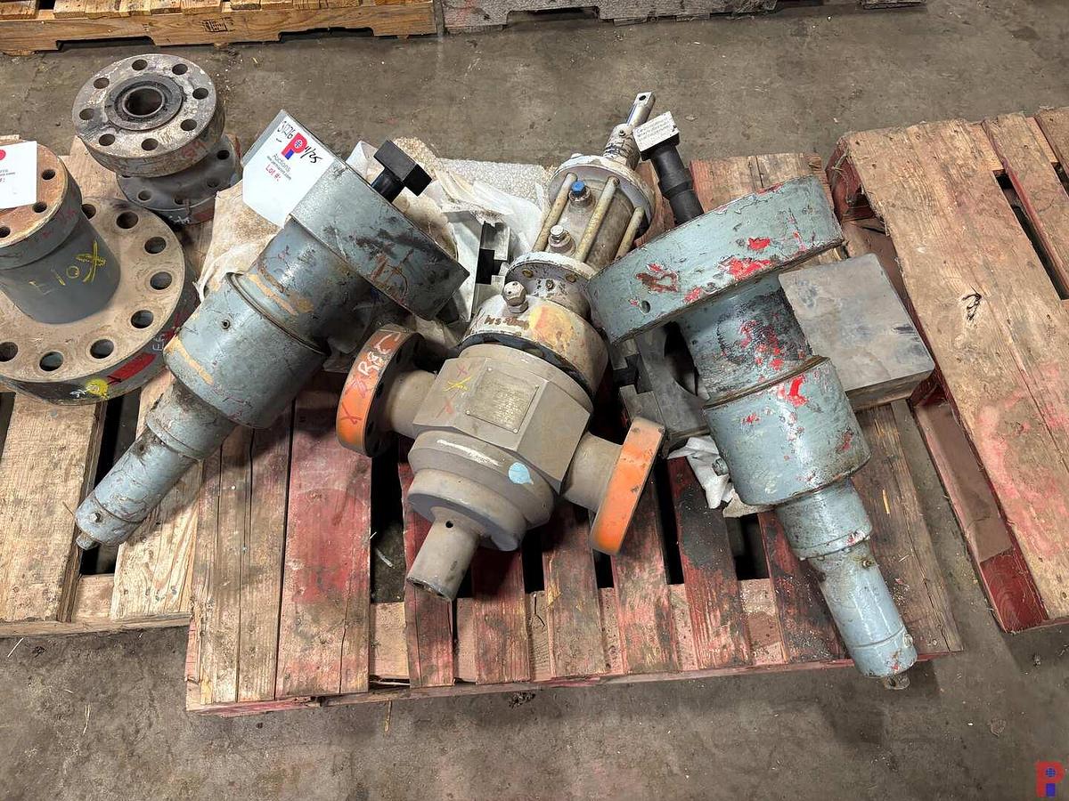 Used (1) 2-1/16” 15K HYDRAULIC GATE VALVE & (2) FLANGED VALVE STEM ASSEMBLIES