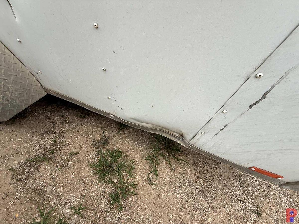 Used 2015 FOREST RIVER 12’ T/A BUMPER PULL CREW / DOGHOUSE TRAILER