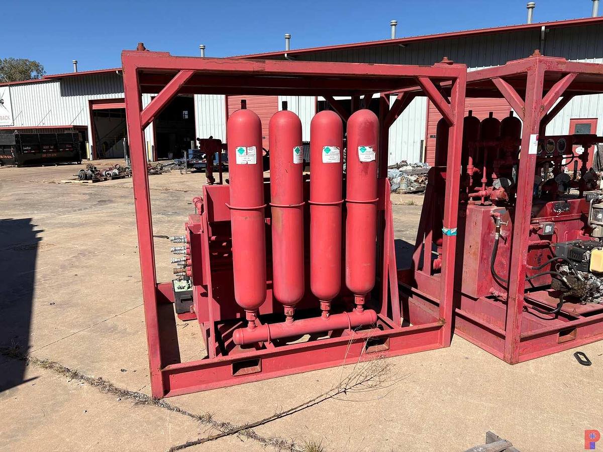 Used 4-STATION CLOSING UNIT SKID