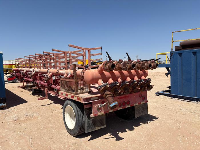 Used 2012 HP PIPING 45’ S/A 8-ARM FRAC MANIFOLD TRAILER