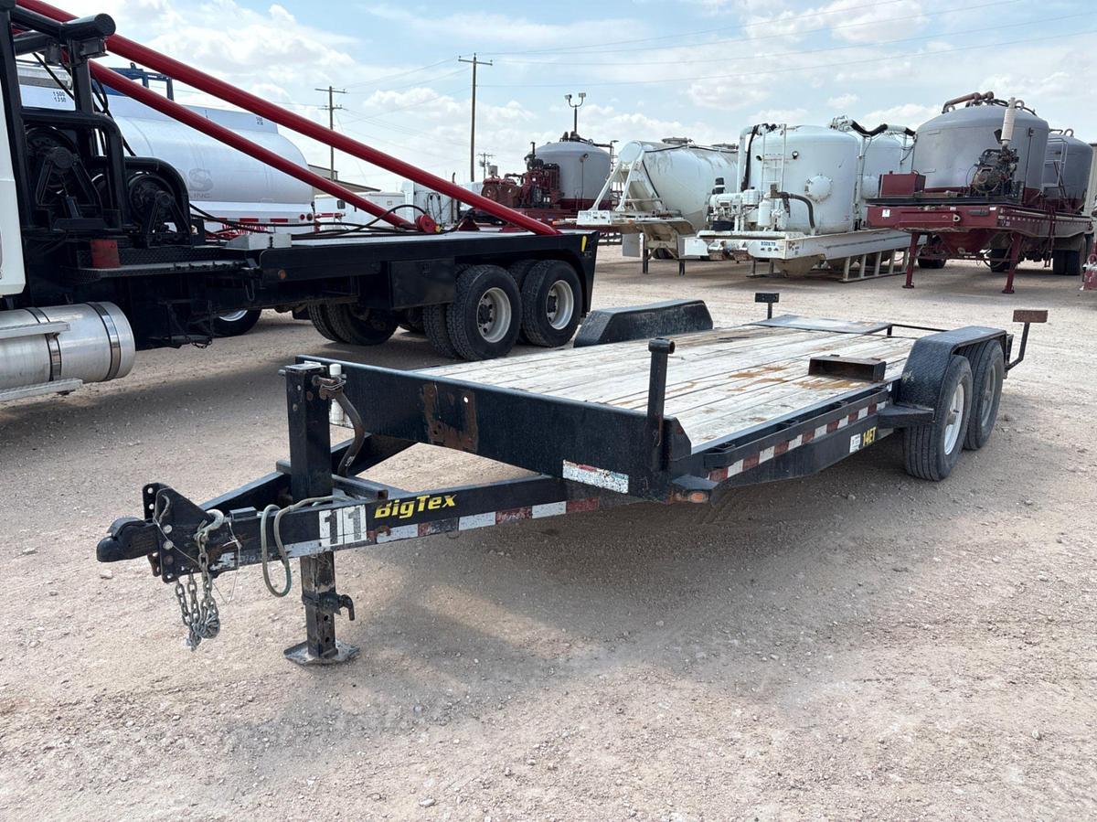 Used 2018 BIG TEX 20’ X 7’ T/A BUMPER PULL TRAILER