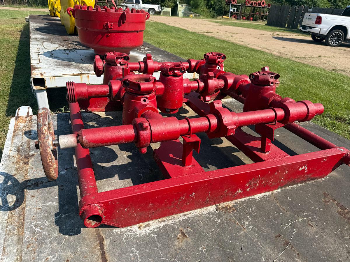 Used 2” FIG 1502 15K WP PLUG VALVE MANIFOLD