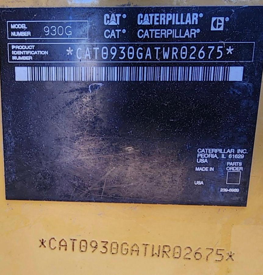 Used 2012 CAT 930G WHEEL LOADER