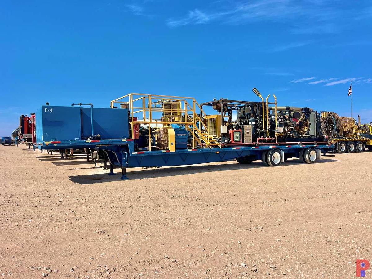 Used AIR FOAM UNIT MTD ON 2008 JET DROP DECK, SPREAD AXLE TRAILER VIN 5JND553248H001069