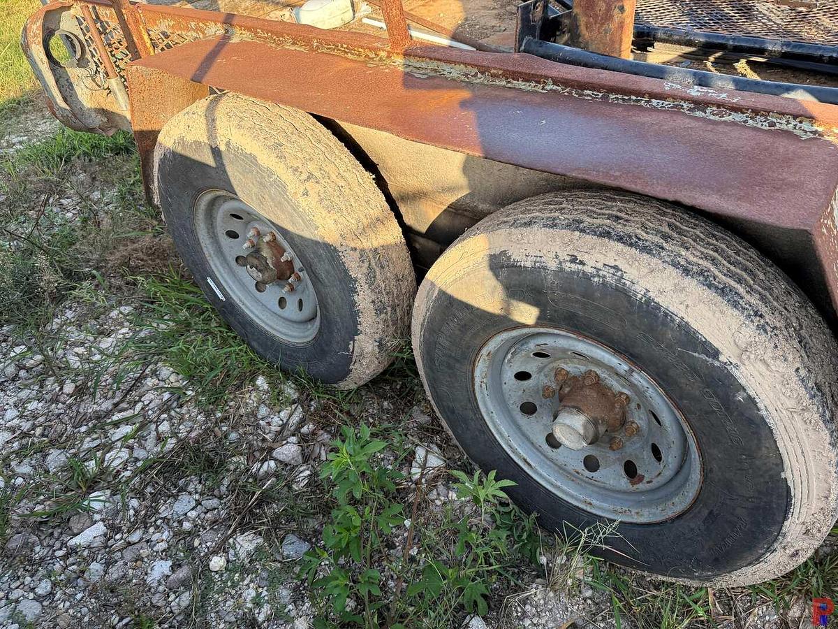 Used SHOP BUILT 14’ T/A BUMPER PULL BOP TRAILER