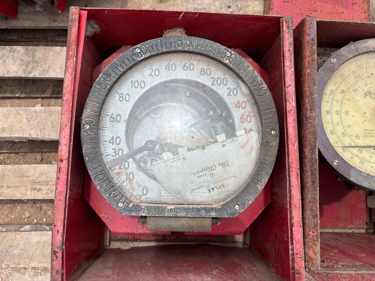 Used (1) forum & (1) atlas “clipper” weight indicators