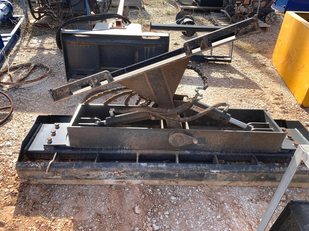 Used Hydraulic Skid Steer Dozer Blade Attachment