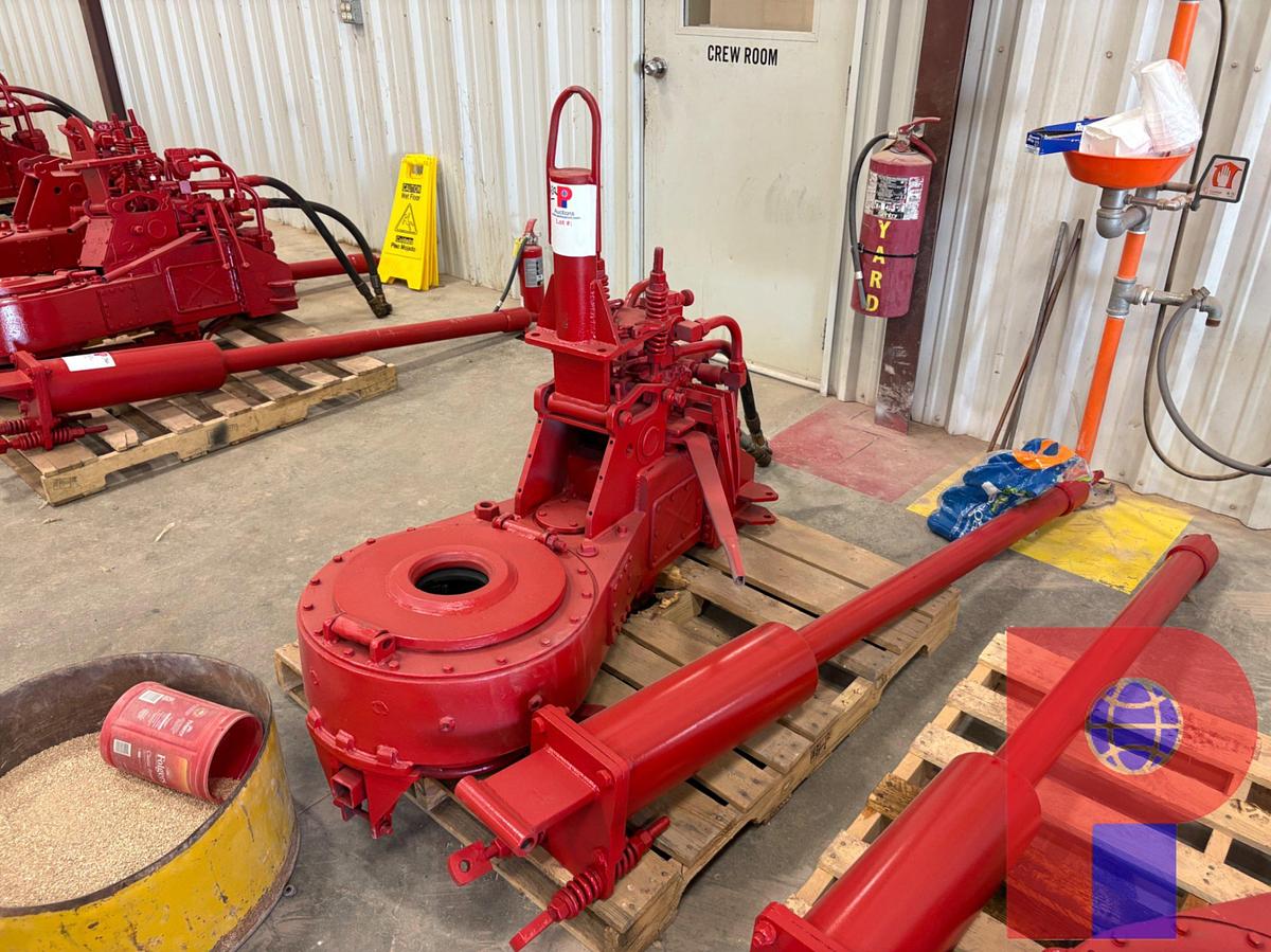 Used MODEL 58-93R HYDRAULIC TUBING TONG W/ 6’ HYD. LIFT CYLINDER