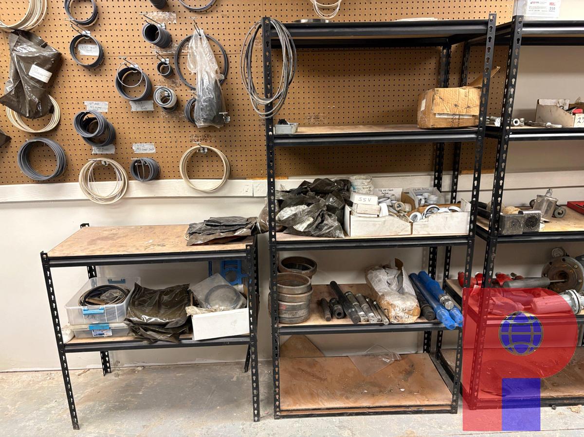 Used CONTENTS OF FRAC VALVE PARTS ROOM