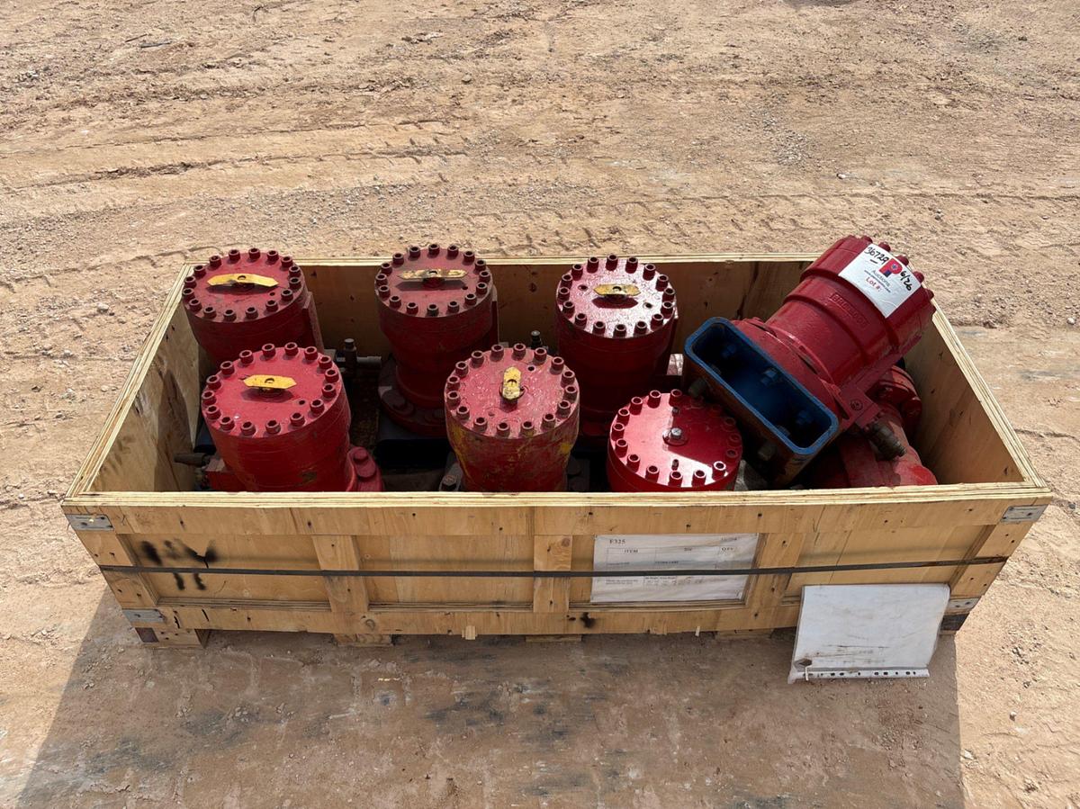 Used (8x$) (8) BRC8000 hydraulic ball valve actuators