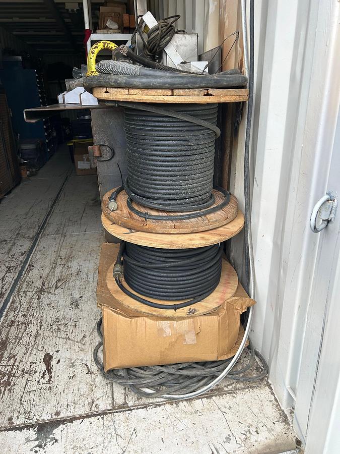 Used 40' Sea Container full of Tesco Top Drive Parts & Supplies