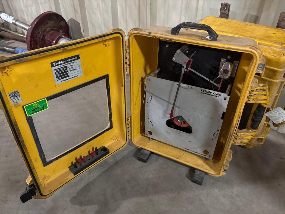 Used (2) tech cal chart recorders