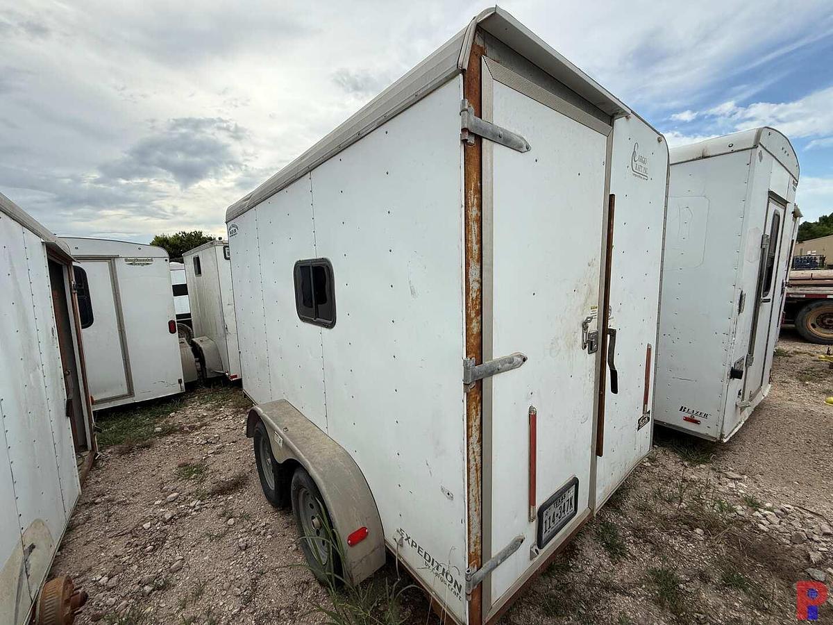 Used 2018 CARGO CRAFT 12’ T/A BUMPER PULL CREW / DOGHOUSE TRAILER