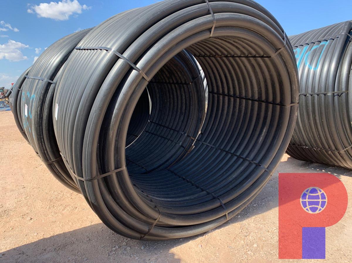 Used 1,000 FOOT ROLL OF 3” IPS DR9 POLLY PIPE