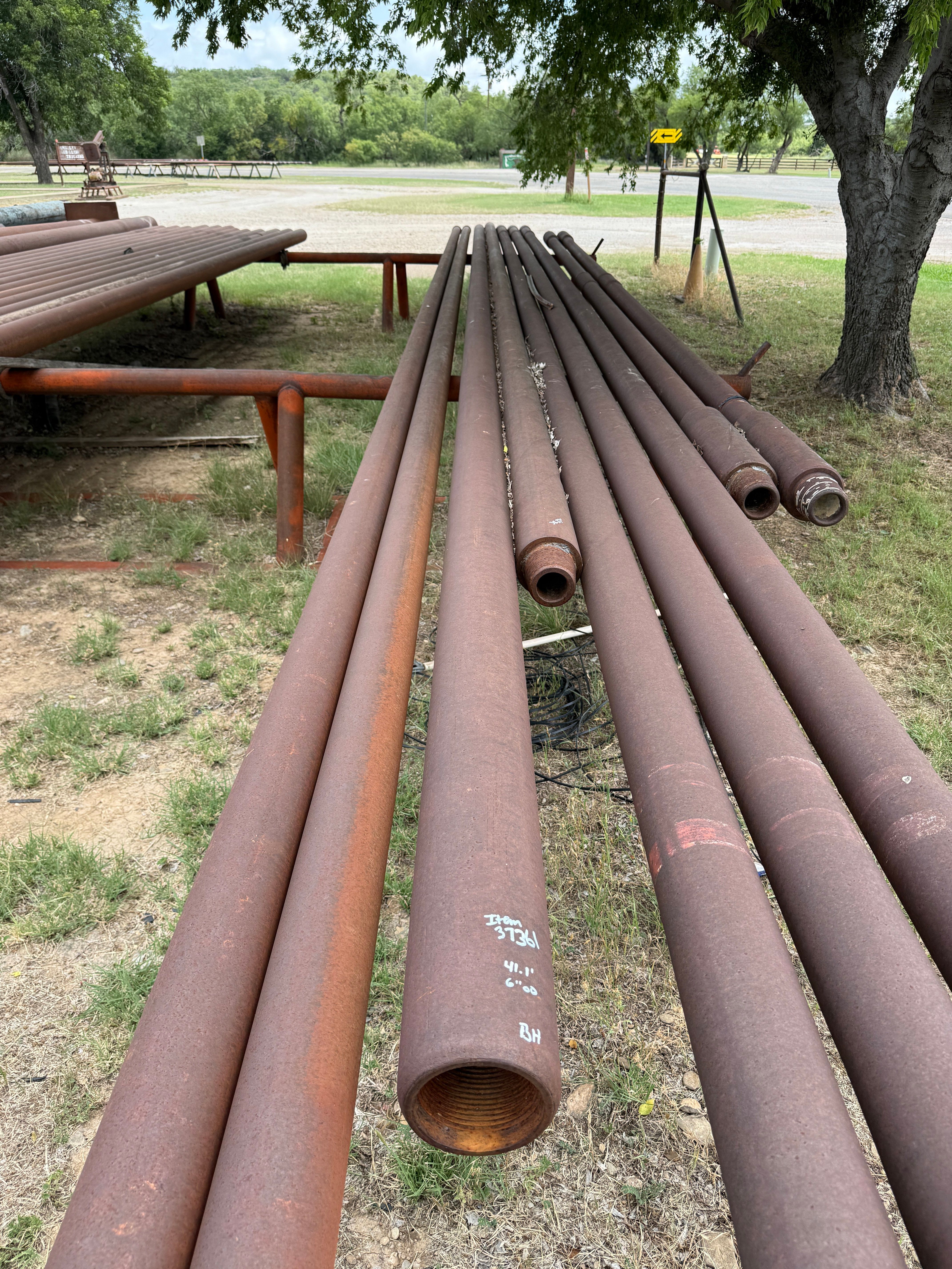 Used 6””OD x 2-3/8”ID x 41.1’L 4-1/2”XH BH-SLICK DRILL COLLAR