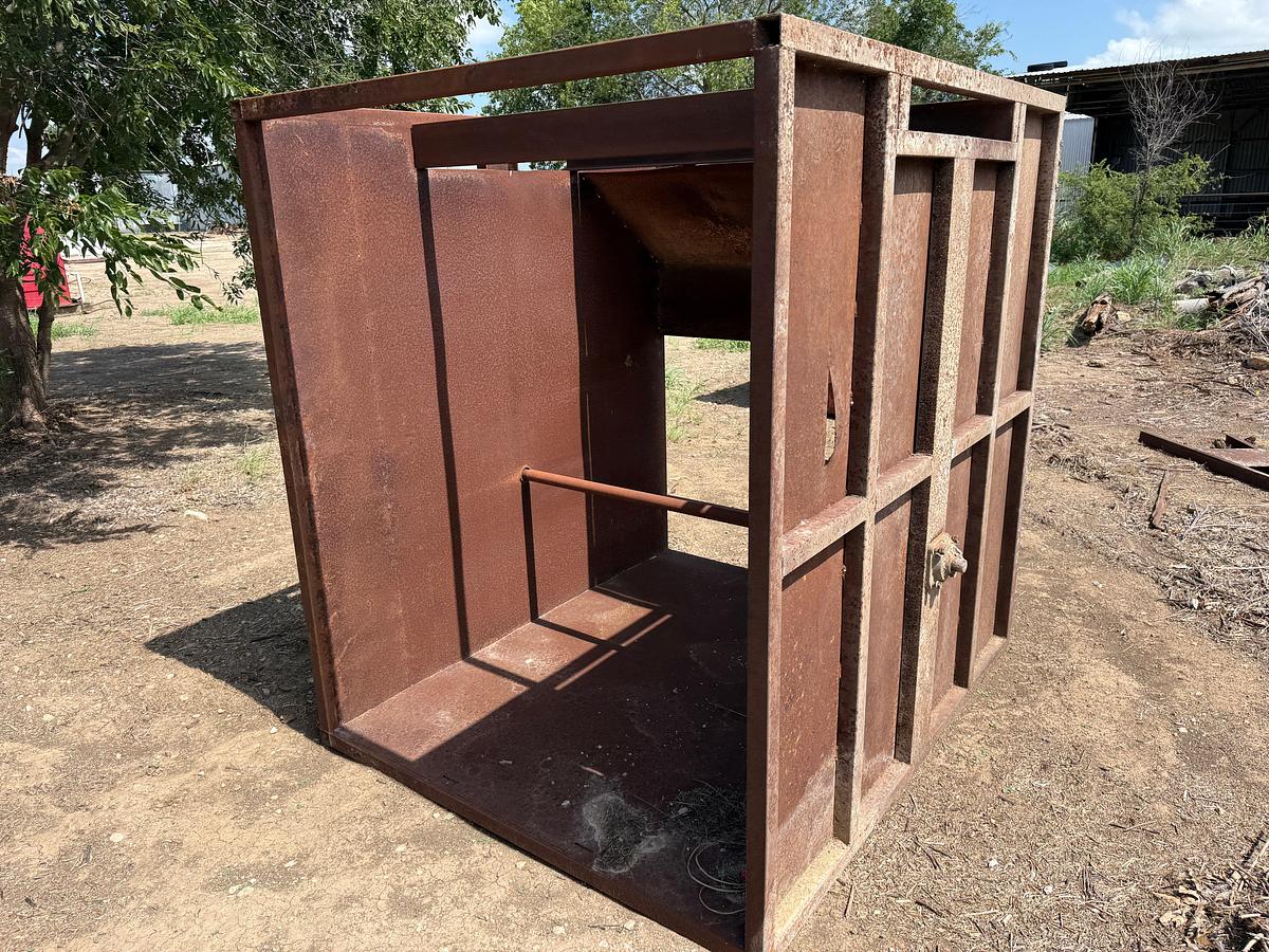 Used 74” x 64” x 76” CUSTOM BUILT WIRE CABLE SPOOL TRANSPORT SKID