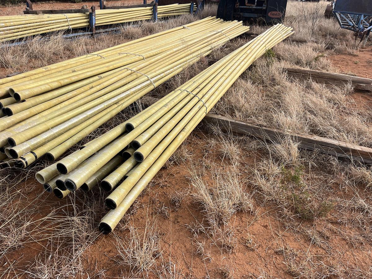 Used (750 FT.) 25 JTS. OF UNUSED NOV STAR AMINE 2" FIBERGLASS PIPE