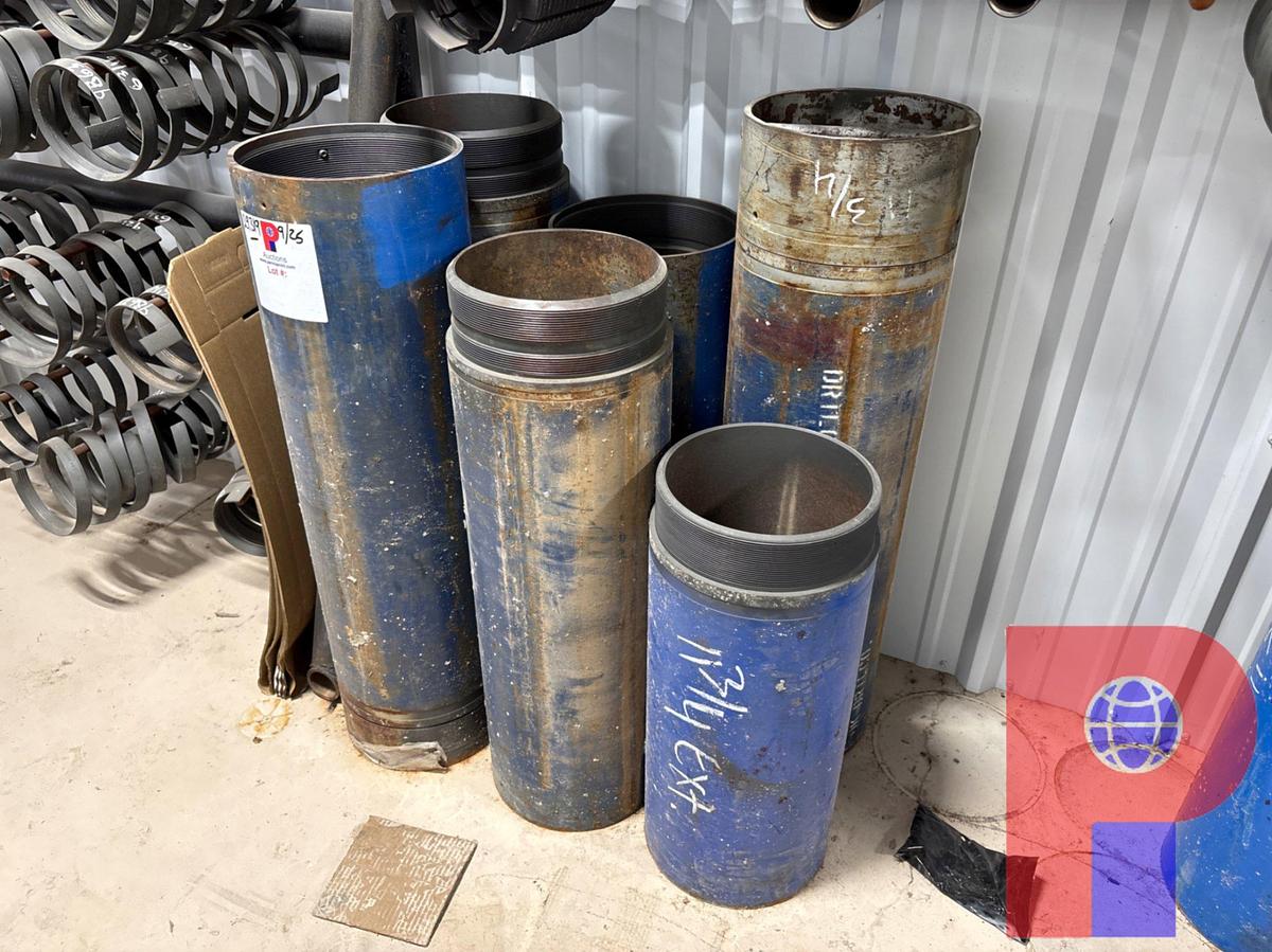 Used (6) ASSORTED OVERSHOT EXTENSIONS & X-OVER BUSHINGS