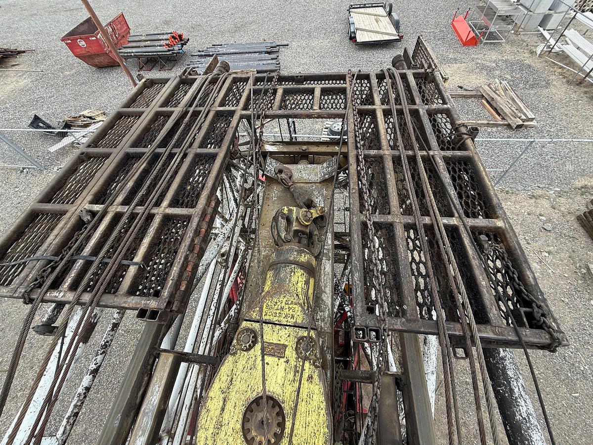 Used 1979 FRANKS EXPLORER III 1287/160 DTD-HT 96’-215K 4-AXLE WELL SERVICE WORKOVER RIG