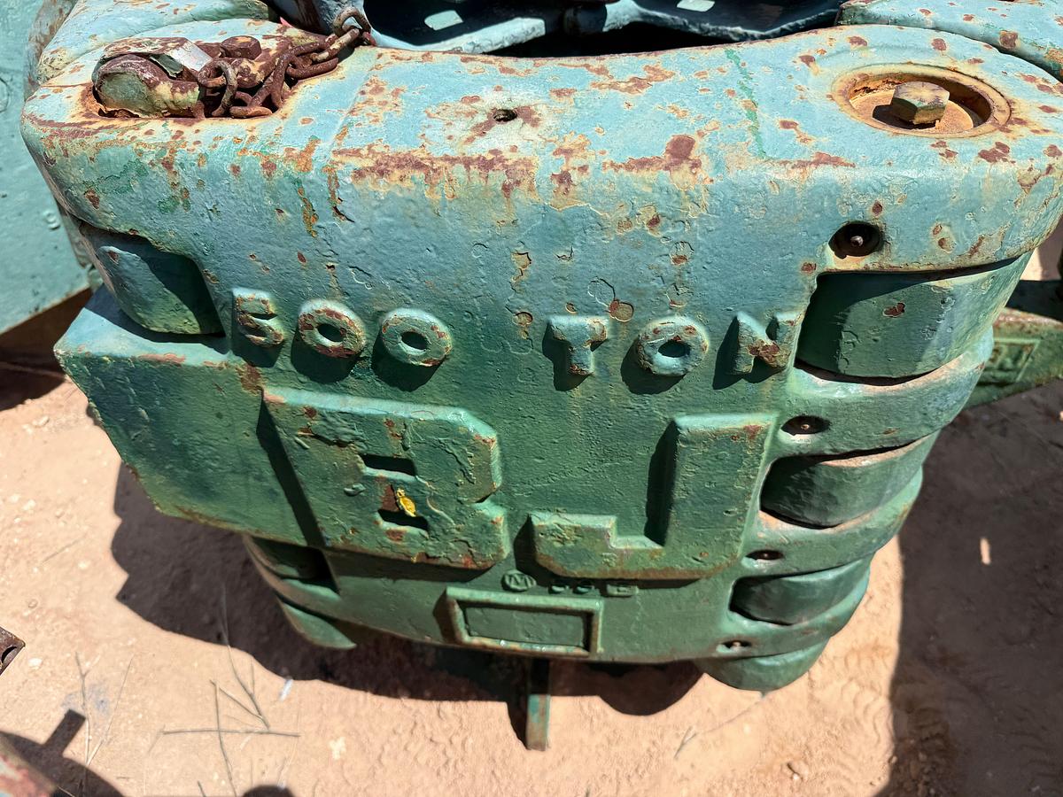 Used LOT W/ (3) BJ 500-TON SLIP TYPE SPIDER CASING ELEVATORS