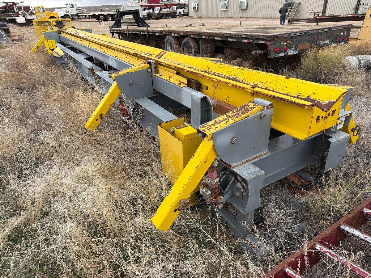 Used NORTH RIG C4S 30’H HYDRAULIC CATWALK PIPE HANDLER SKIDDED P/B YANMAR DIESEL ENGINE
