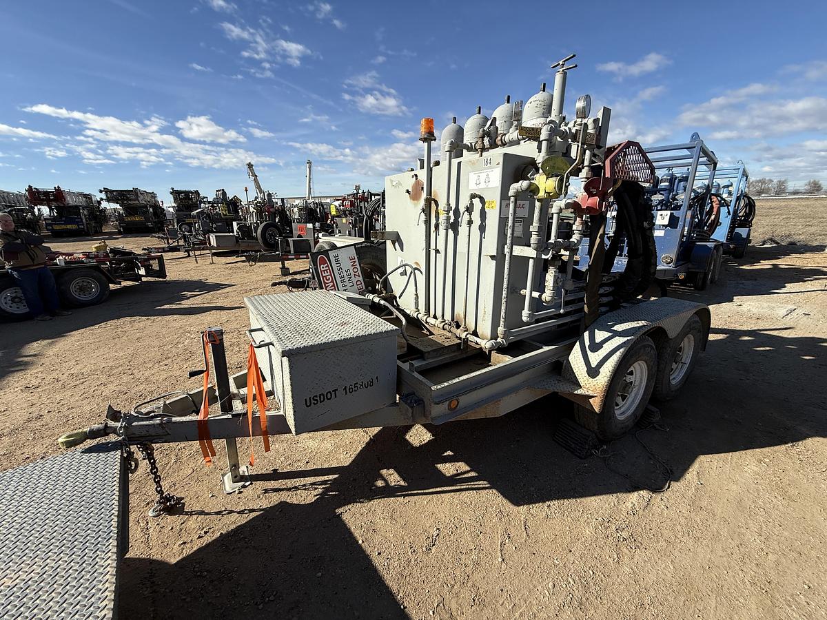 Used 10’ T/A 2-STATION BUMPER PULL ACCUMULATOR TRAILER