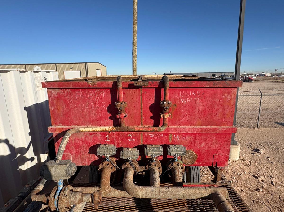 Used GASO TRIPLEX PUMP MTD ON 45’ T/A STEPDECK TRAILER
