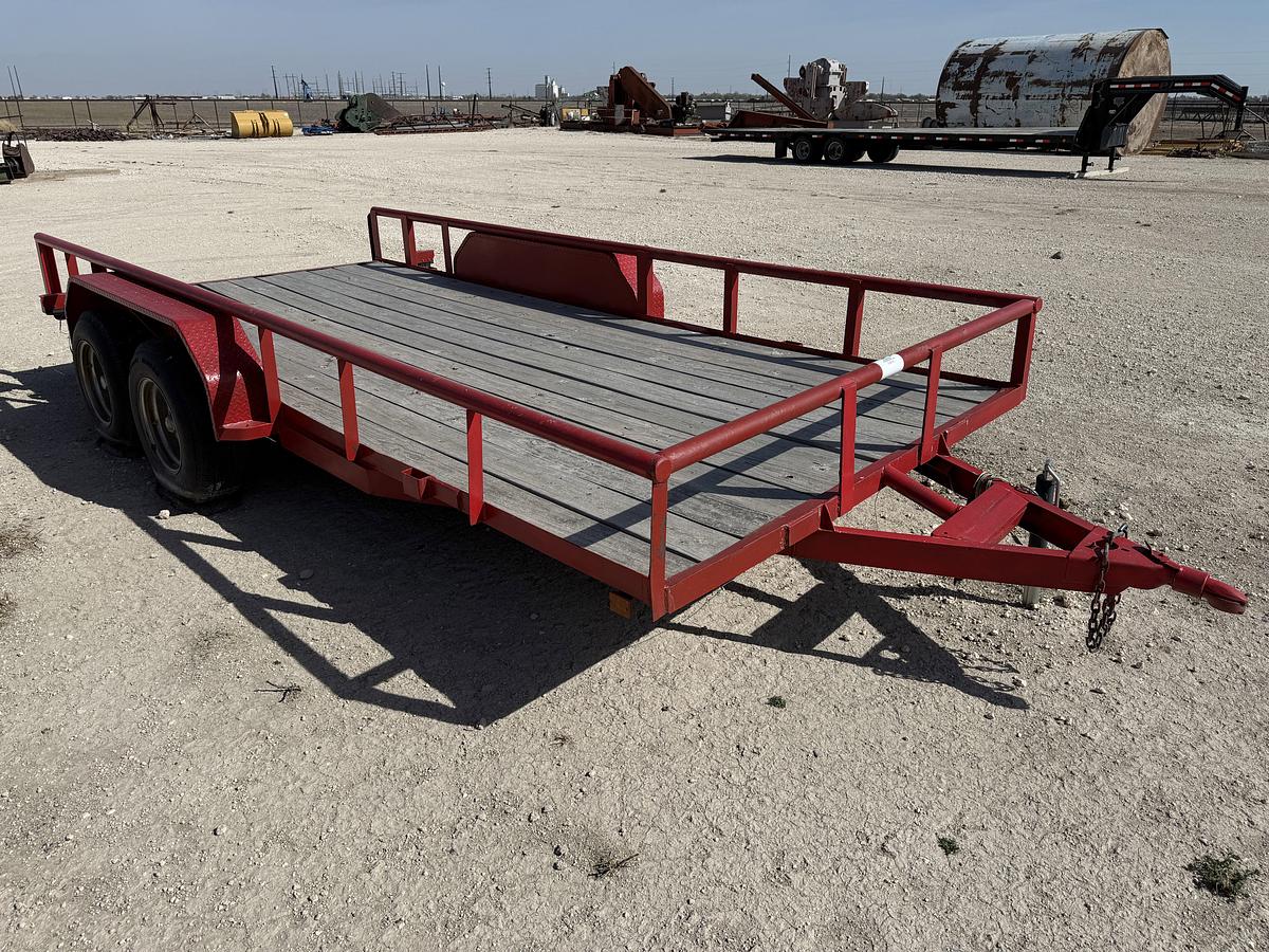 Used 16’ X 7’ T/A BUMPER PULL UTILITY TRAILER