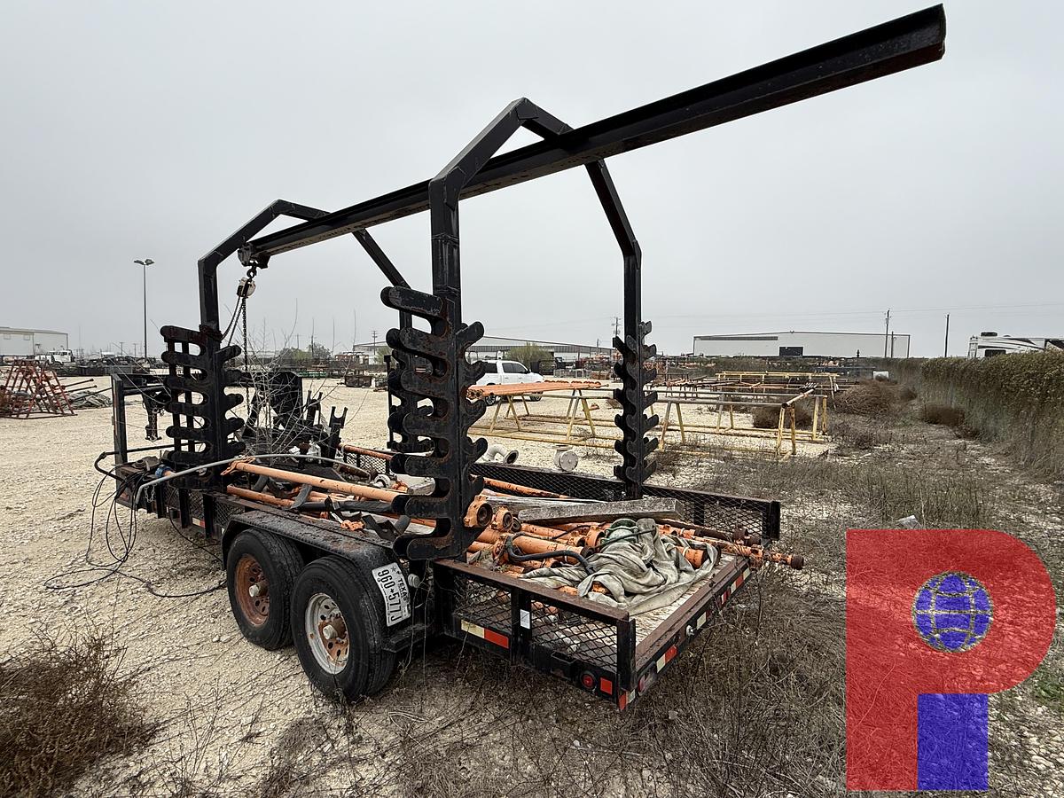 Used 2012 TRI-W 20’ T/A MONORAIL GOOSENECK TRAILER