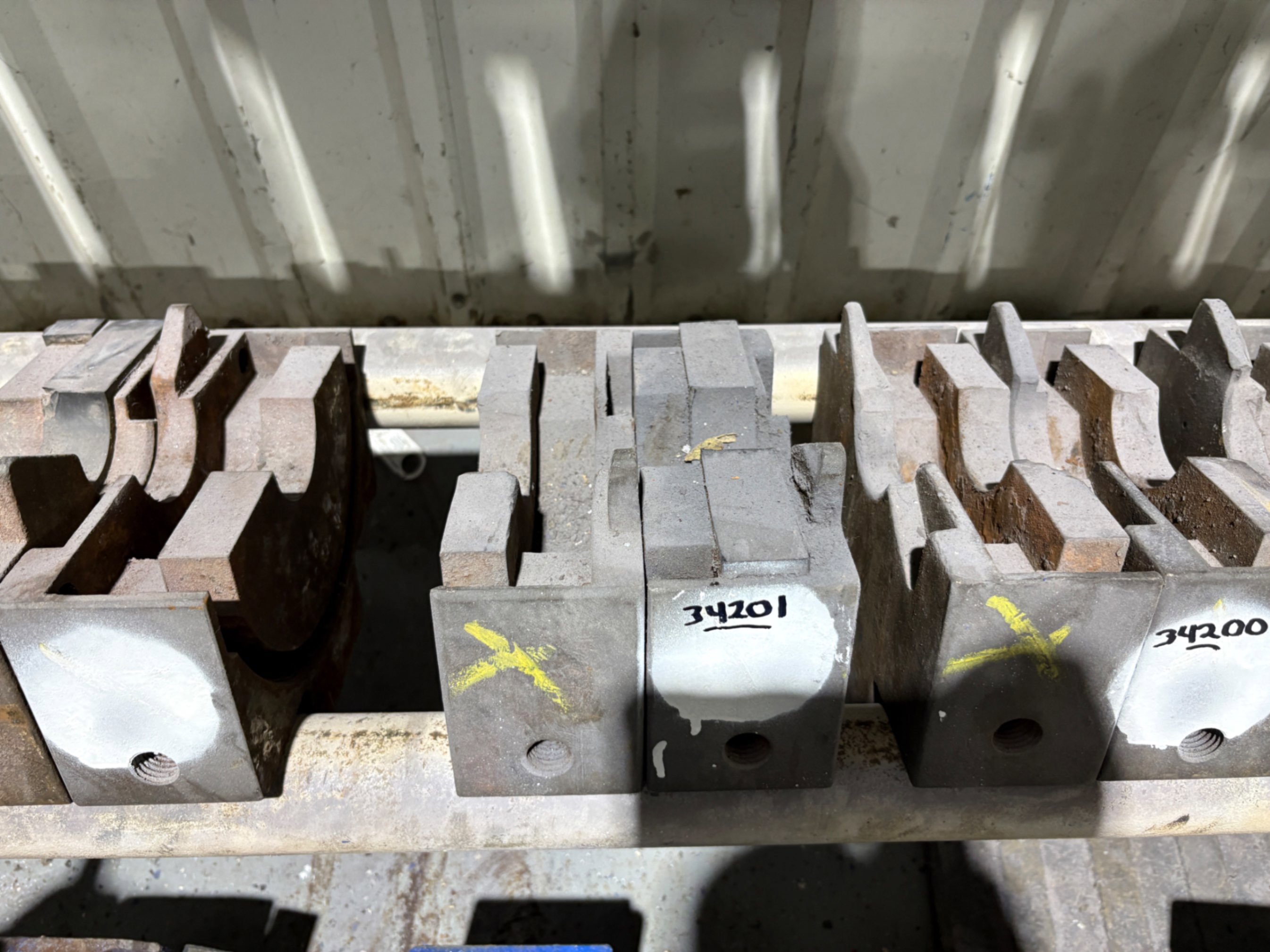 Used SET OF (2) 2-3/8” REEDY BOP PIPE RAMS