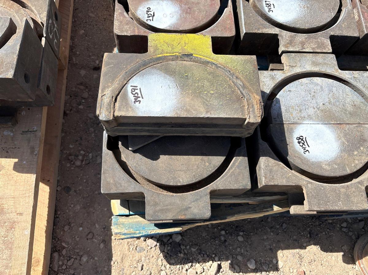 Used SET OF (3) BLIND REEDY BOP RAMS