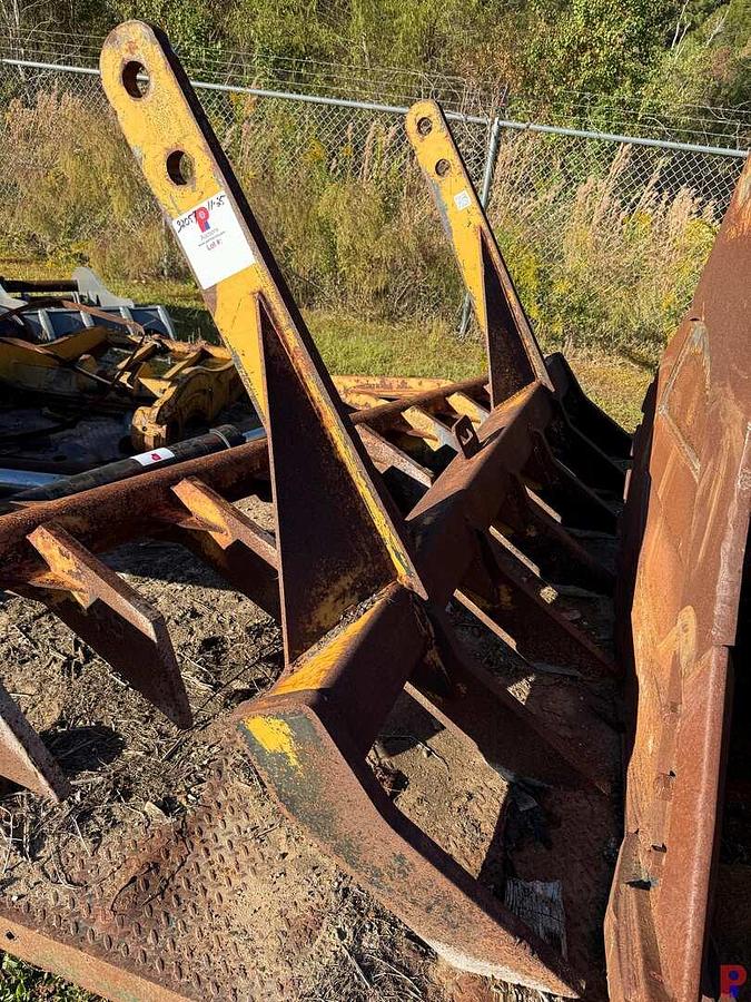 Used 96” X  (7) 1-1/2” RIPPER ROOT RAKE