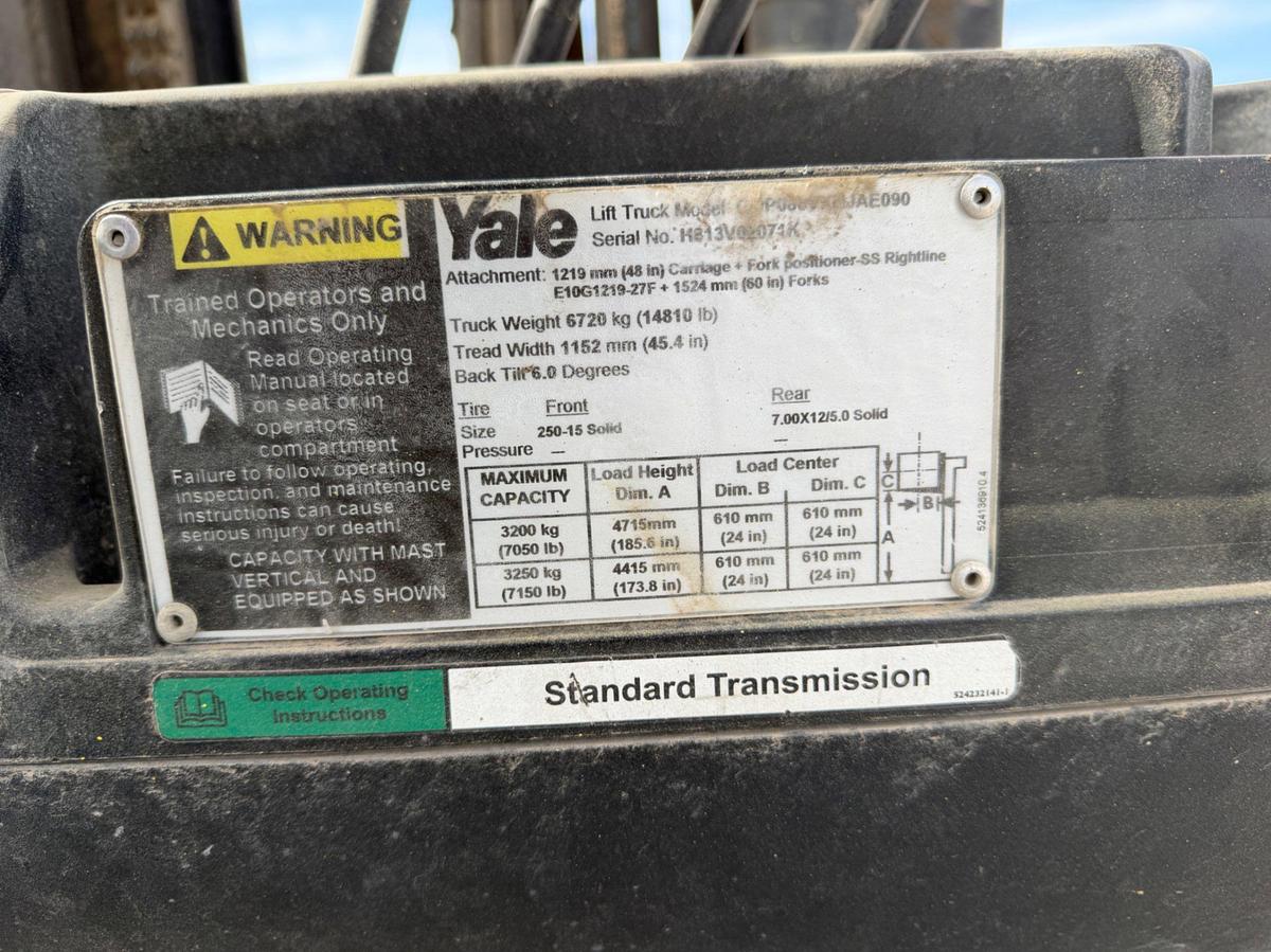 Used Yale 7k Forklift (Diesel)