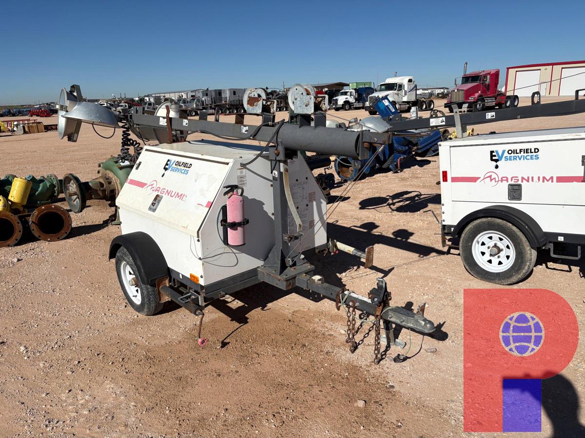Used MAGNUM MLT4060K 6KW S/A BUMPER PULL LIGHT TOWER