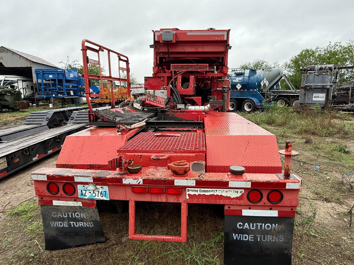Used 2014 MTU 12V4000 2250-HP W/ ALLISON TRANS. (NO PUMP) MTD ON 3-AXLE FRAC PUMP TRAILER