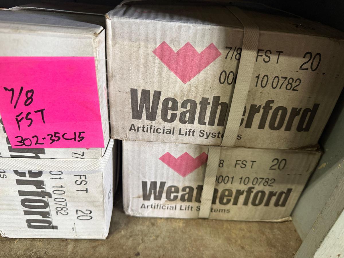 Used (80) 7/8” SHT CHROME & FST SUCKER ROD COUPLINGS