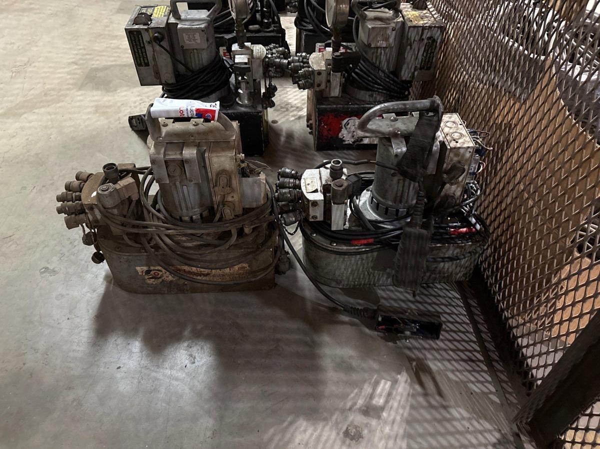 Used (2) 10K electric hydraulic pumps