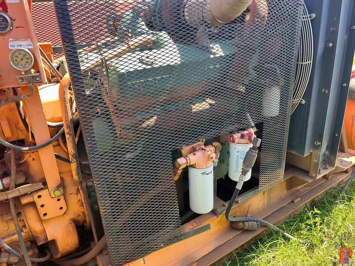 Used GARDNER DENVER PAH 5K TRIPLEX WELL SERVICE PUMP P/B DETROIT 8V92T ALLISON TRANS, SKIDDED
