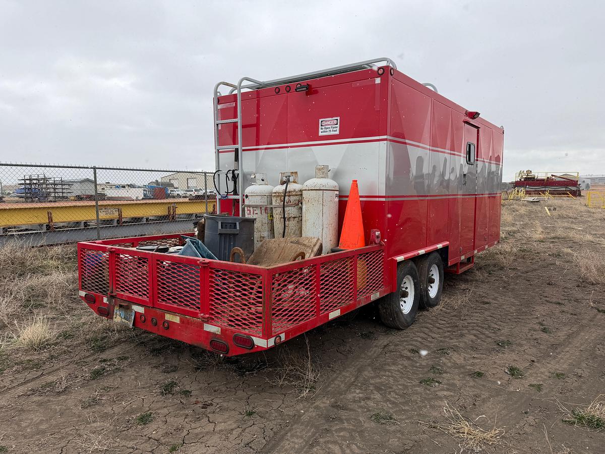 Used 2019 CHAOS METAL WORX 24' GN DOG HOUSE / TOOL TRAILER