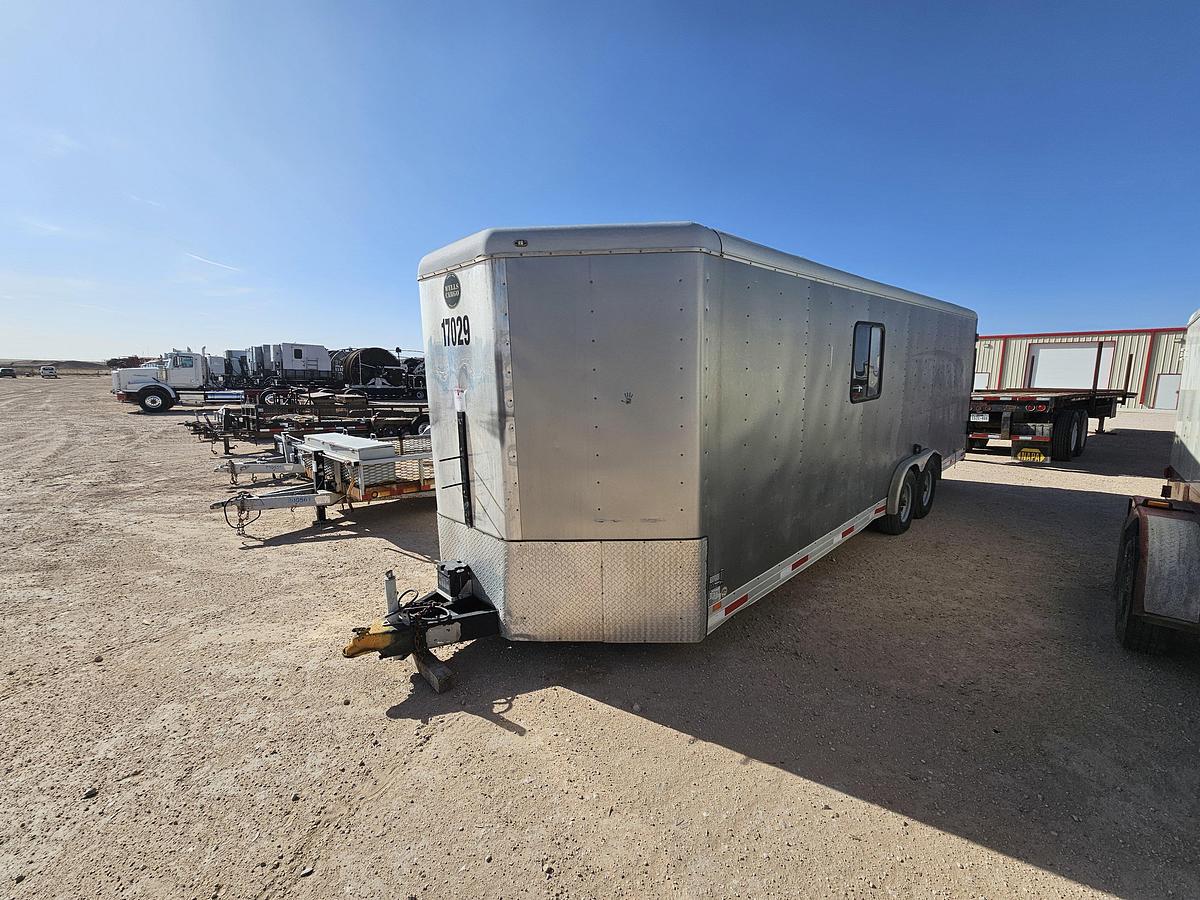 Used 2015 WELLS CARGO 27’ X 8’ T/A BUMPER PULL ENCLOSED TRAILER