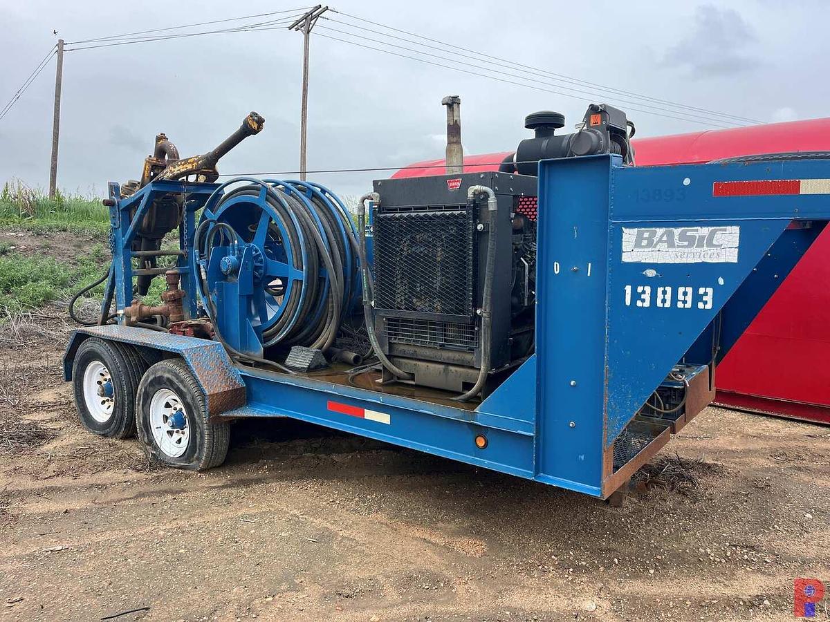 Used 2005 NOV BOWEN S-85 TON TRAILER MTD. POWER SWIVEL
