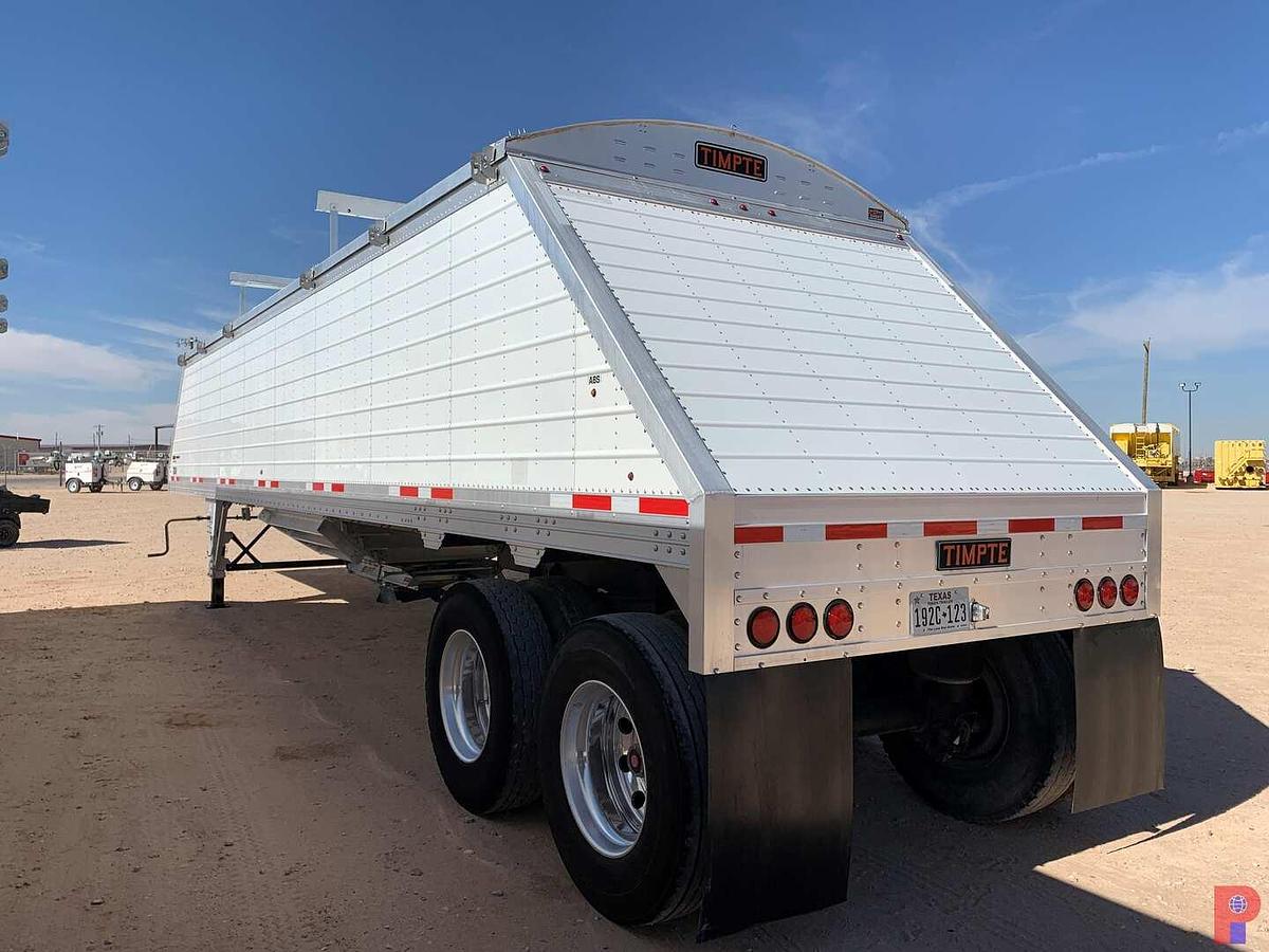 Used 2024 TIMPTE ROUGHNECK 39’ X 8’ T/A HOPPER BOTTOM SAND TRAILER