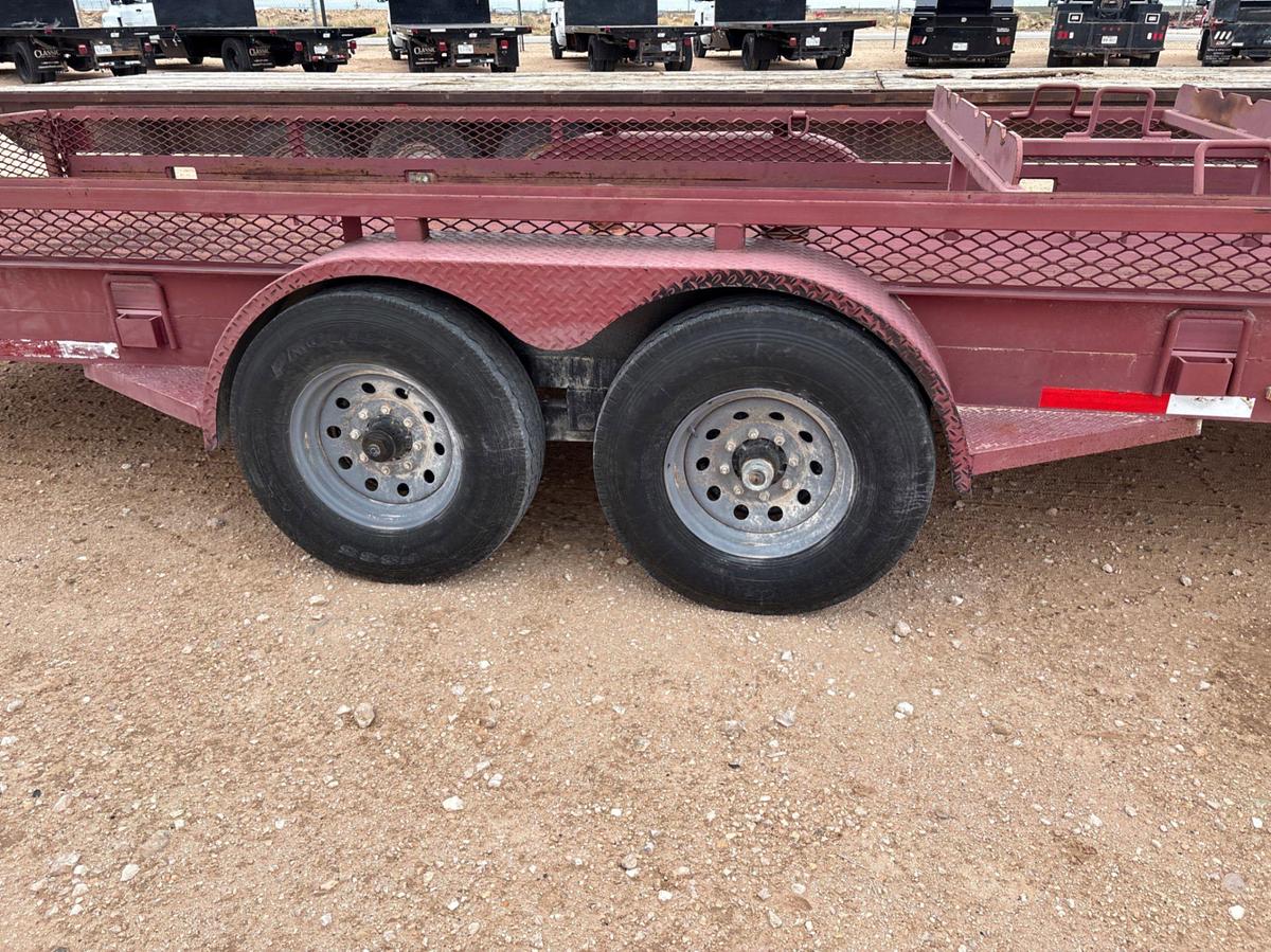 Used SHOPBUILT 28’ x 7.5’ t/a gooseneck tool transport trailer