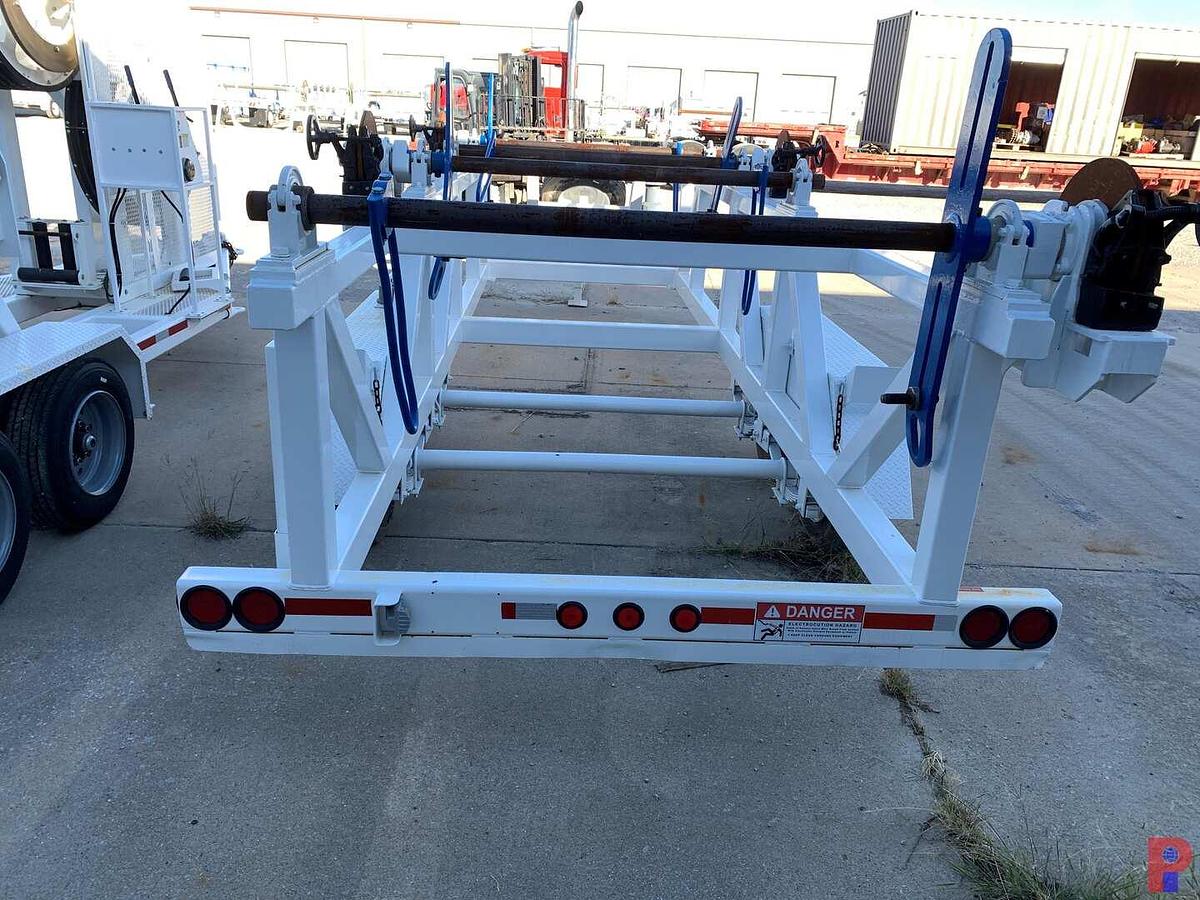 Used 2012 WAGNER SMITH EQUIPMENT CO. 26’ T/A PINTLE HITCH 4 REEL TRAILER