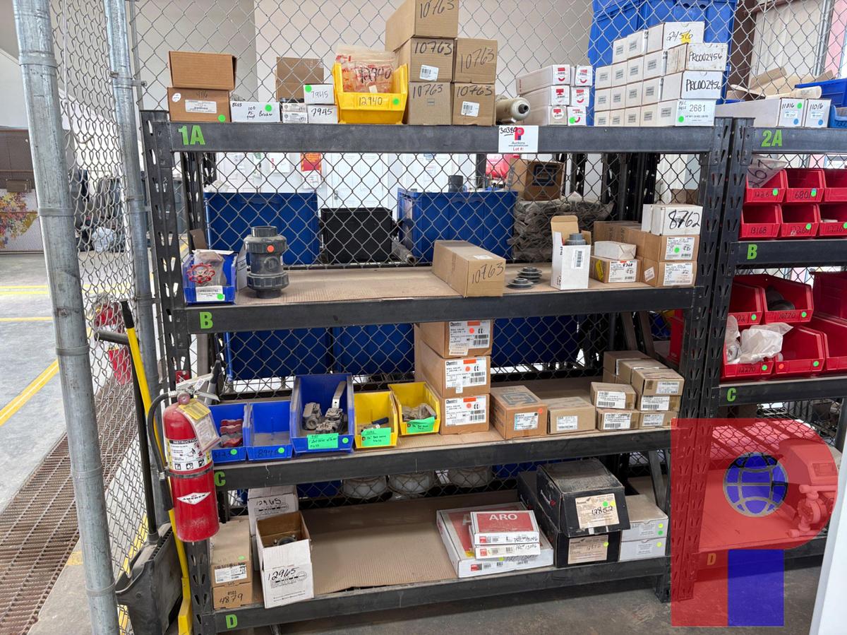 Used 6’ X 2’ X 6’ SHELF W/ CONTENTS